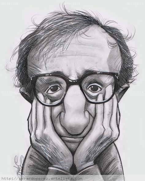 473x589 Woody Allen Gerardo Perez - Woody Allen Sketch