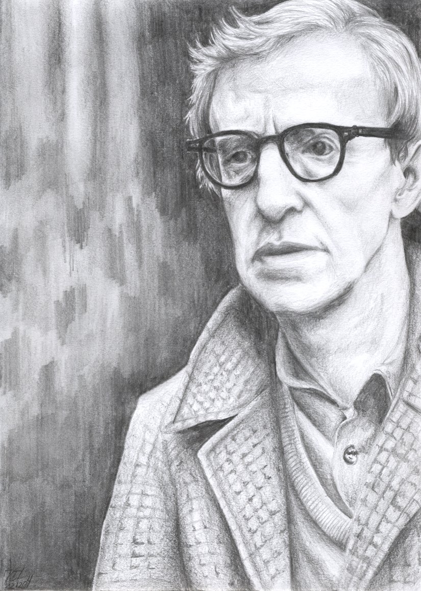 825x1158 Woody Allen By Kourinthellama - Woody Allen Sketch