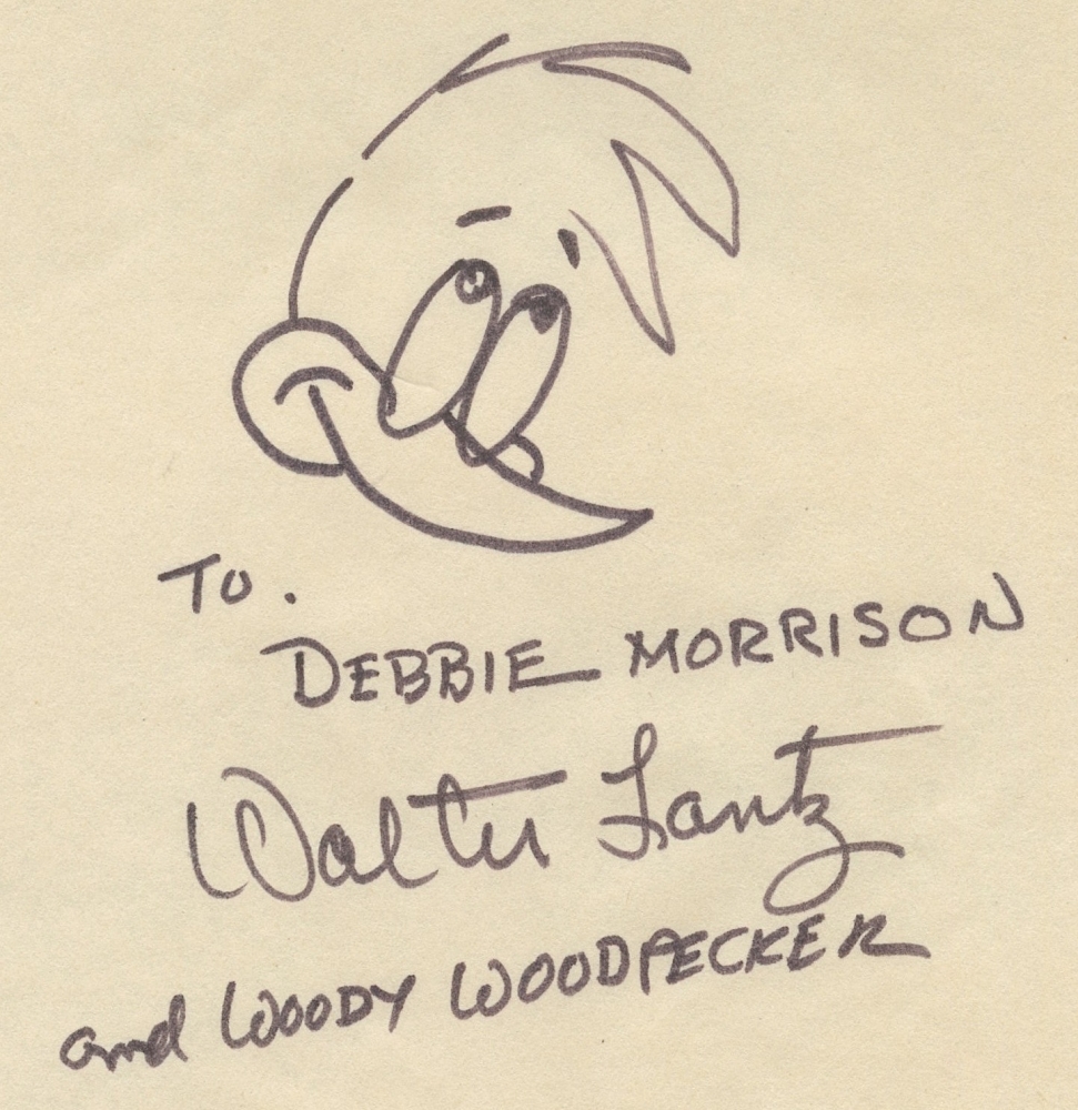 971x1000 Online Sports Memorabilia Auction Pristine Auction - Woody Sketch