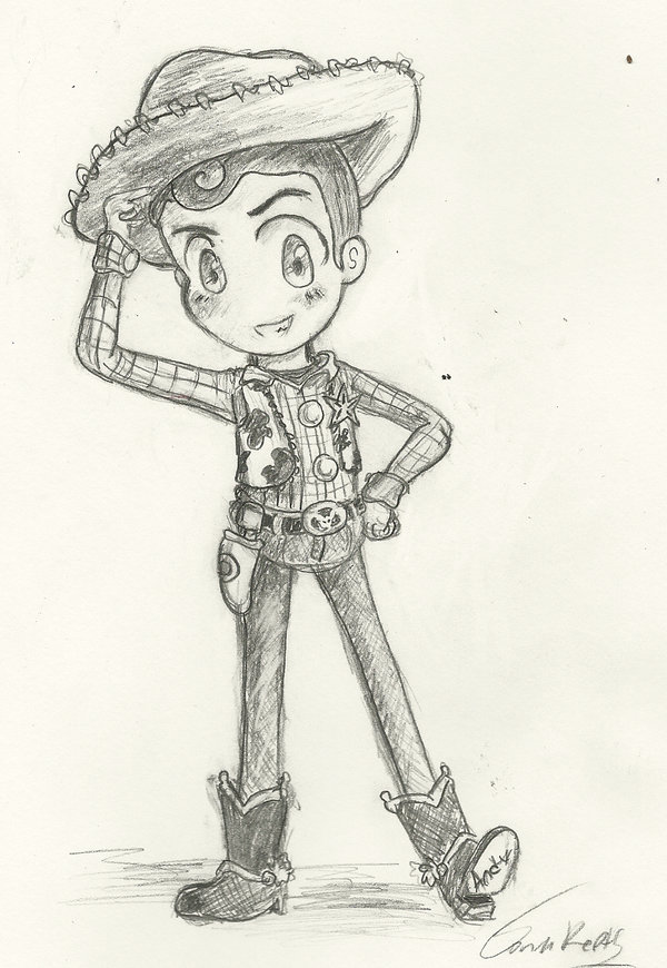 600x870 Original Sketch Woody By Chibi Joey - Woody Sketch
