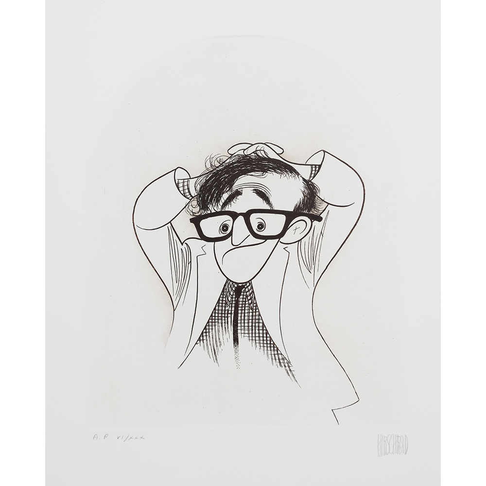 1000x1000 Woody Allen Al Hirschfeld Store - Woody Sketch