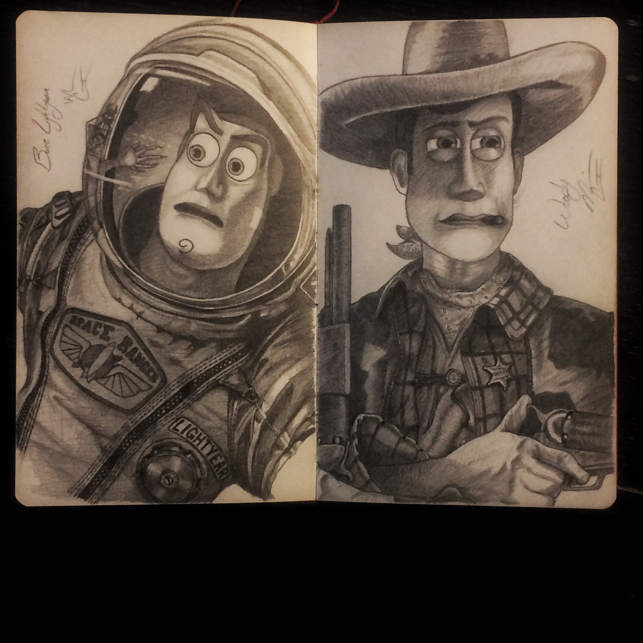 2448x2448 Woody And Buzz Sketch - Woody Sketch