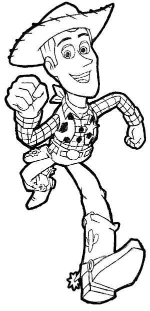 300x621 How To Draw Woody From Toy Story 1,2, And 3 With Step By Step - Woody Sketch