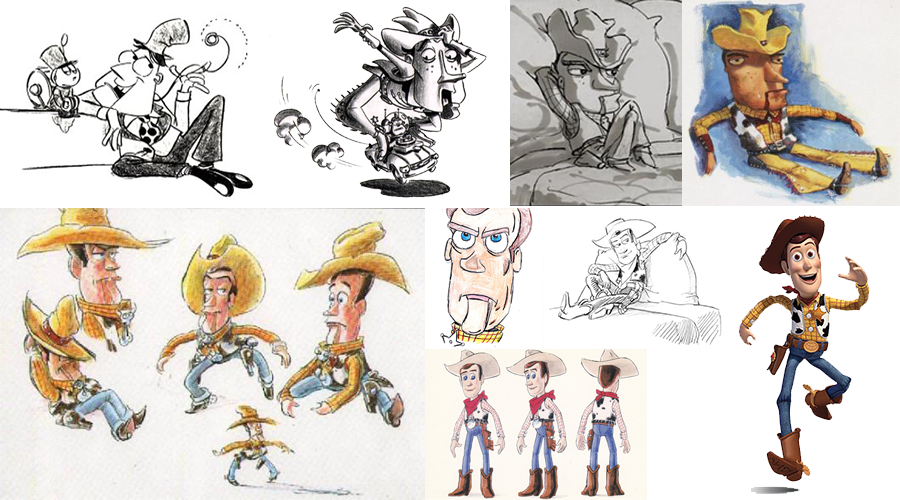 900x500 Character Development Toy Story Craig Stronge Research - Woody Toy Story Sketch