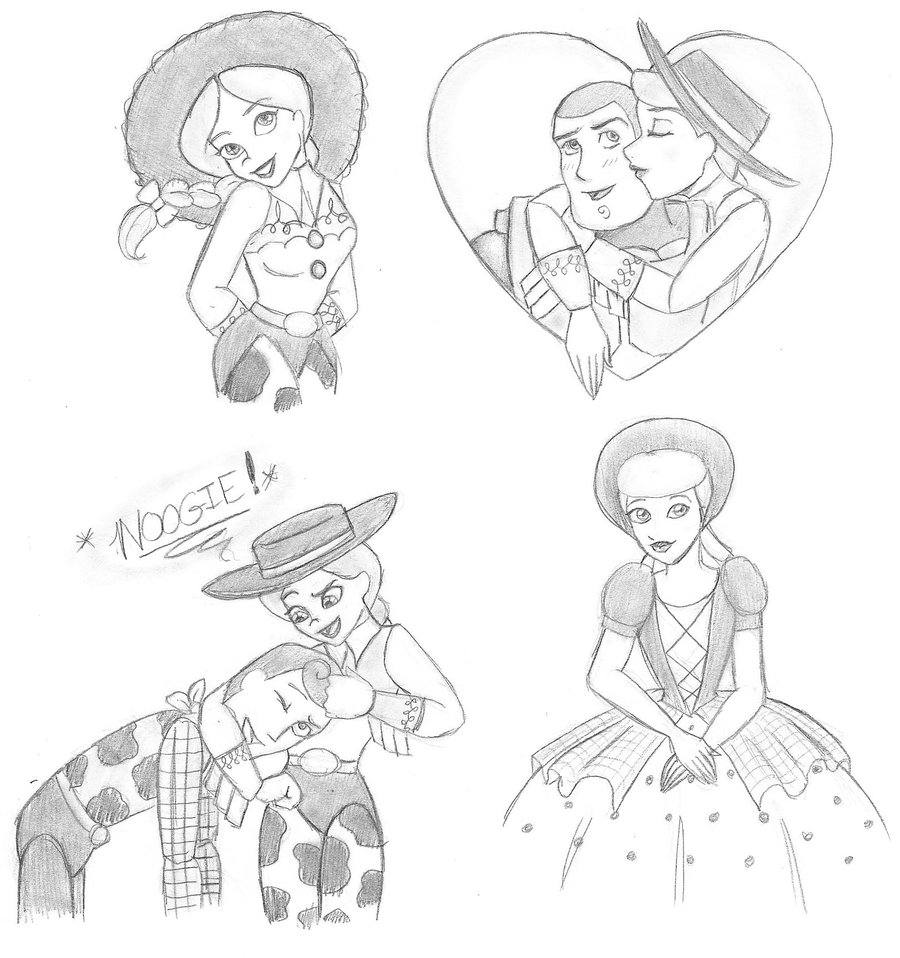 900x958 Toy Story Sketches By K Lynn99 - Woody Toy Story Sketch