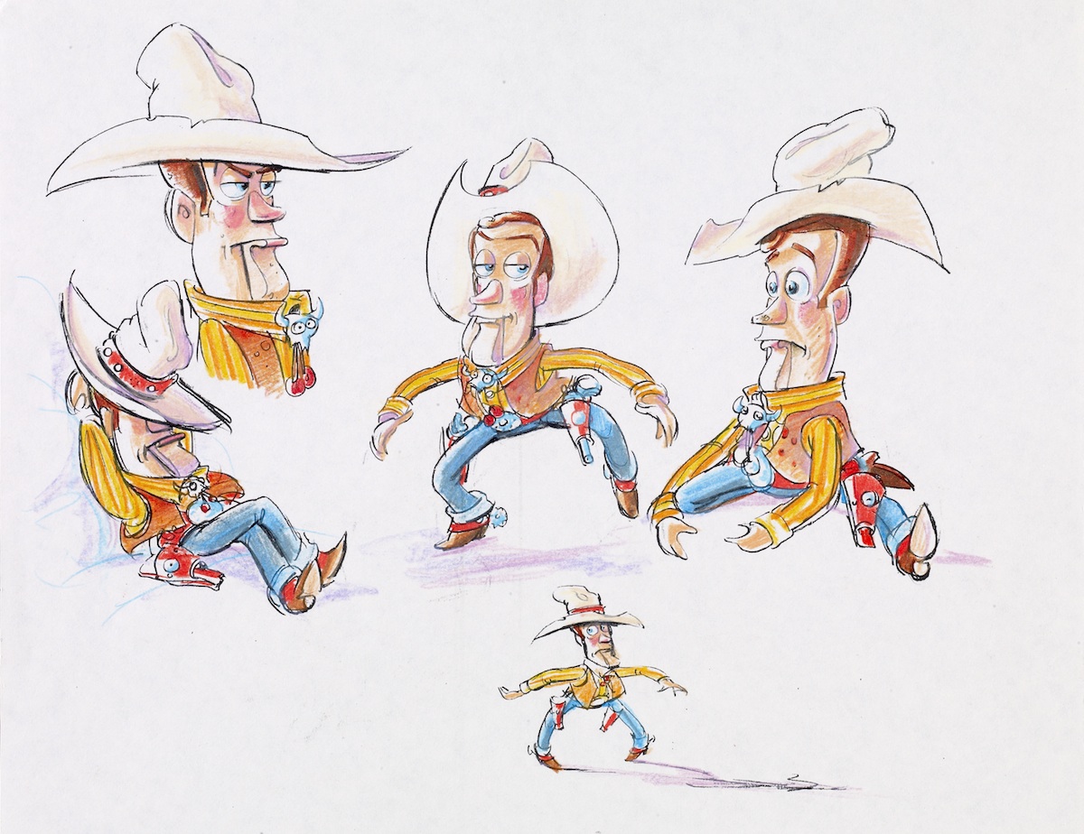 1200x924 Toy Story - Woody Toy Story Sketch