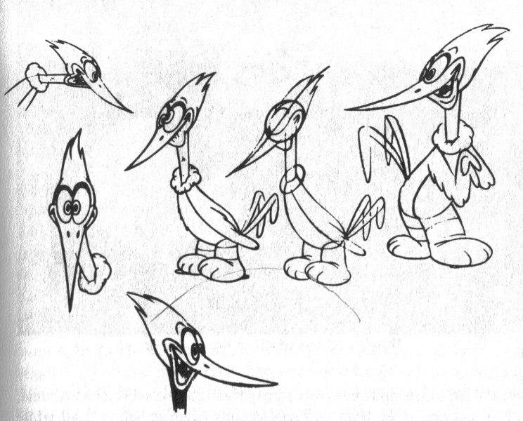 744x600 Ed Vill On Twitter Sketches Woody Woodpecker - Woody Woodpecker Sketch
