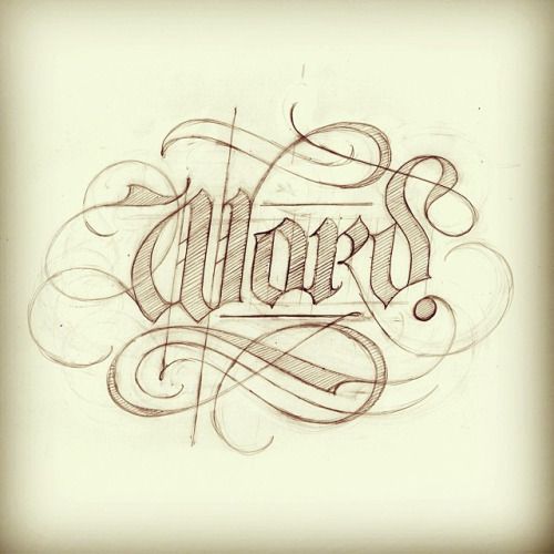 500x500 Word. - Word Sketch