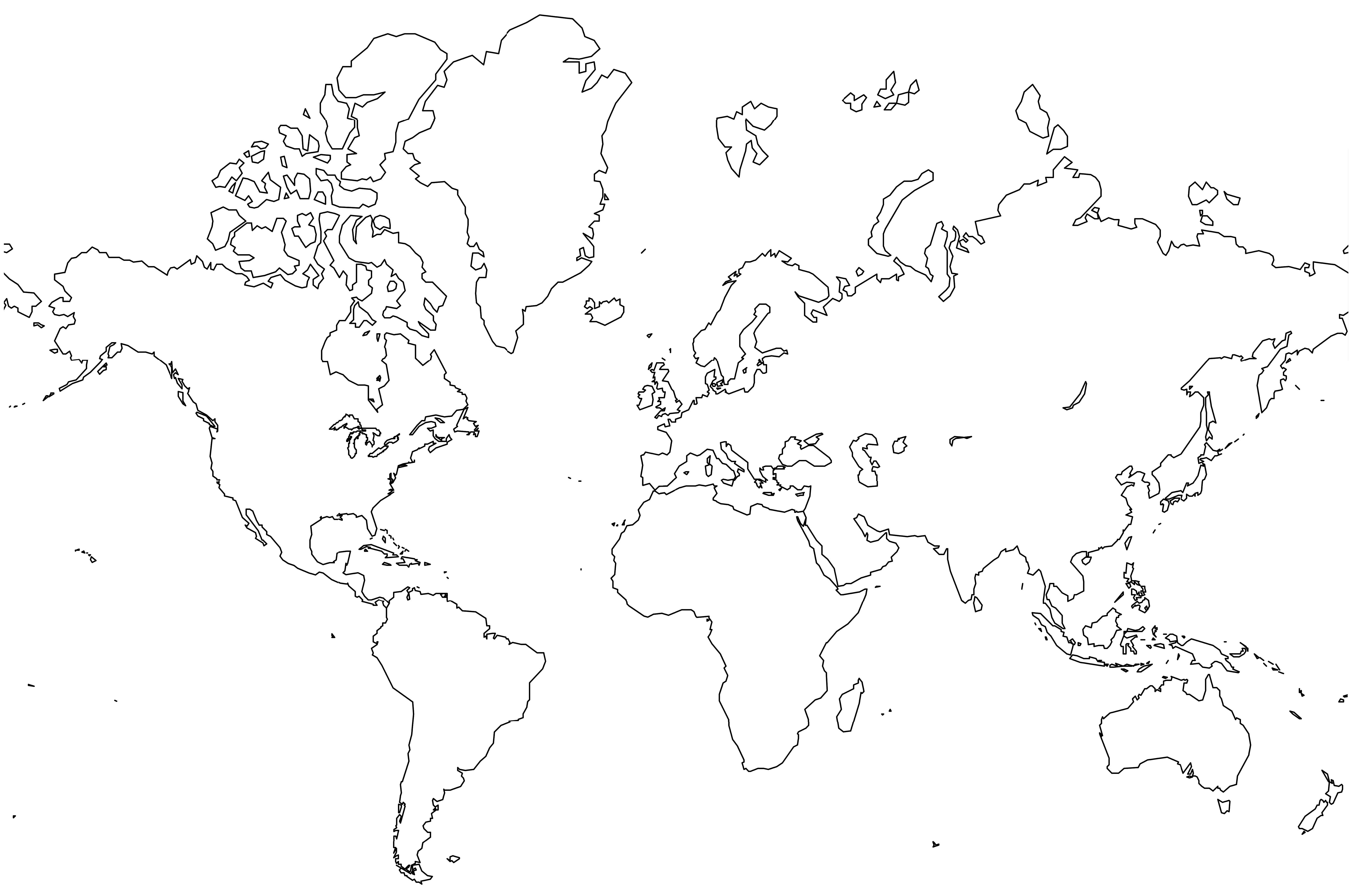 6264x4161 New World Map Sketch 11 - World Map Sketch