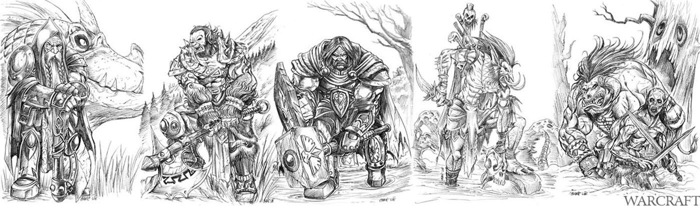 World Of Warcraft Sketches at PaintingValley.com | Explore collection ...