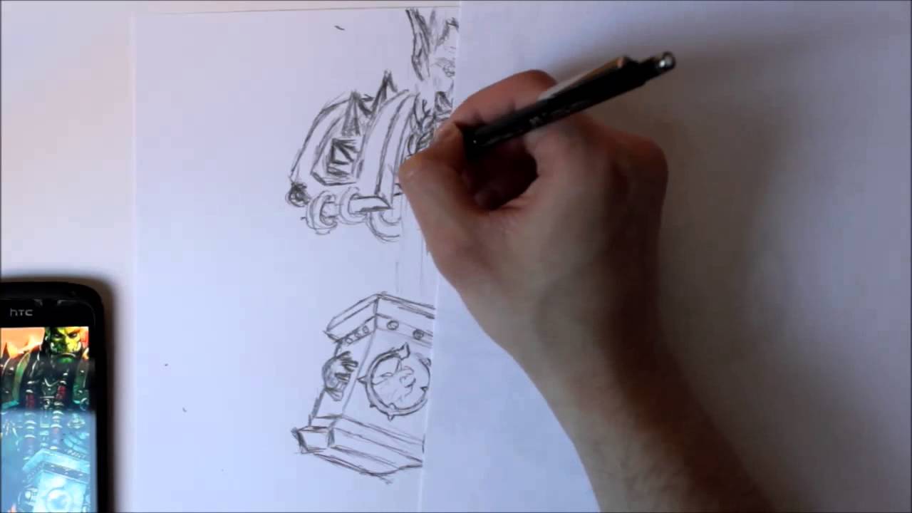 1280x720 World Of Warcraft Thrall Sketch - World Of Warcraft Sketches