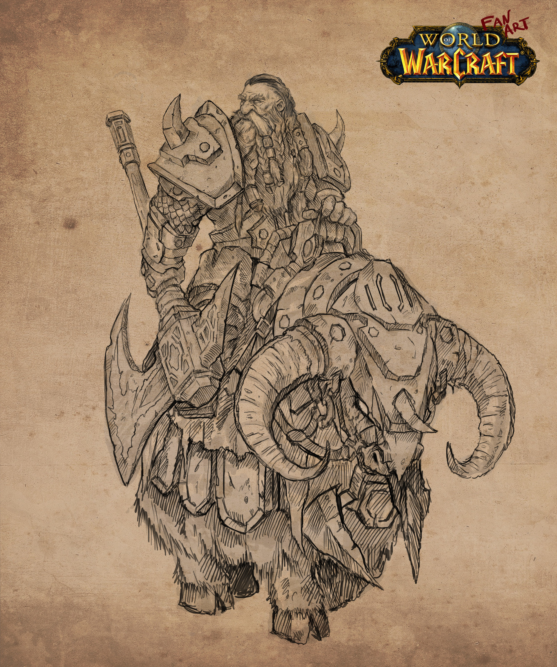 1920x2297 Artstation - World Of Warcraft Sketches