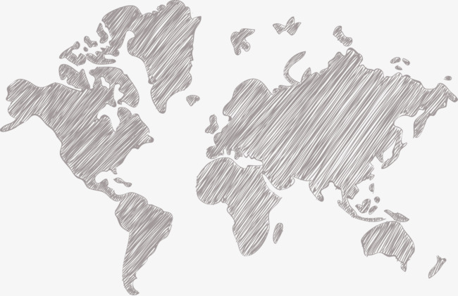 650x421 World Map, Sketch, Hand Painted, Vector Png And Vector For Free - World Sketch