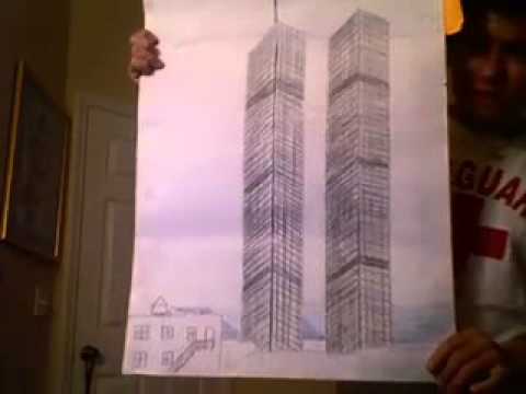 480x360 How To Draw The World Trade Center - World Trade Center Sketch