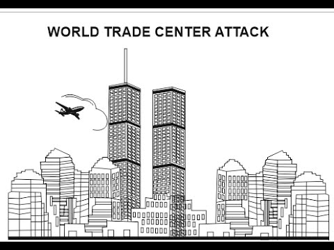 480x360 World Trade Center Attacked By Terrorist Corel Draw X7 In Hindi - World Trade Center Sketch