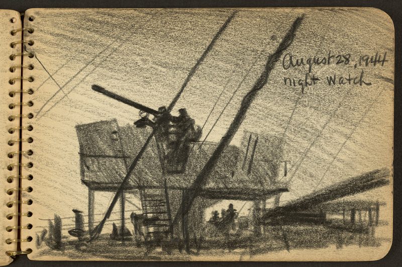 800x531 World War Ii Sketches From Architect Victor Lundy Reveal Different - World War 2 Sketches