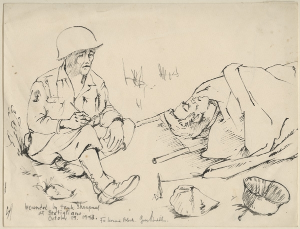 600x459 World War Two Drawings Acquired Anne S. K. Brown Military - World War 2 Sketches