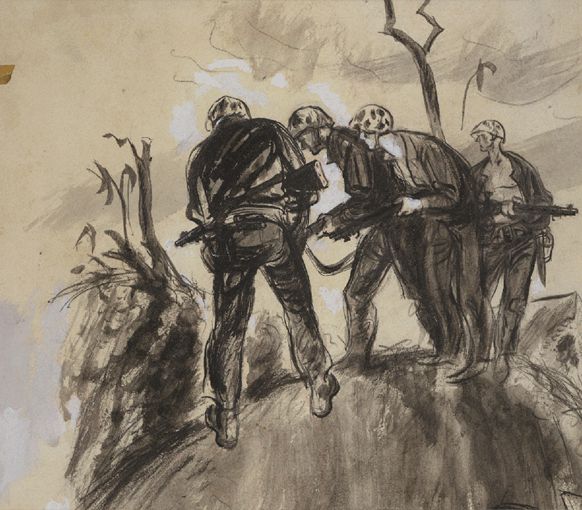 582x510 Special Collections Monthly Focus Yank Magazine - World War 2 Sketches