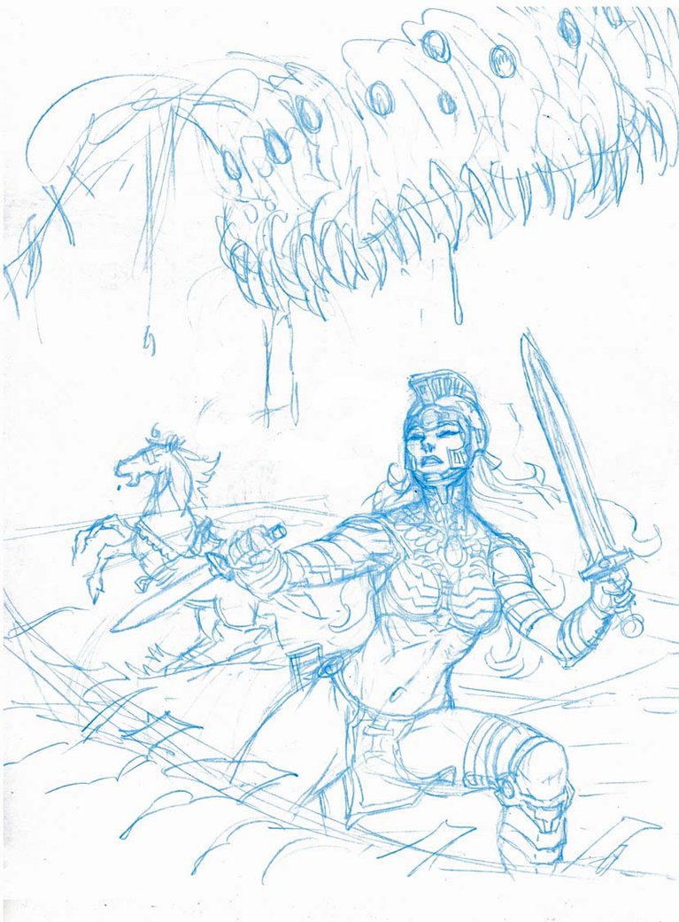 767x1041 Desert Worm Sketch By Darry - Worm Sketch