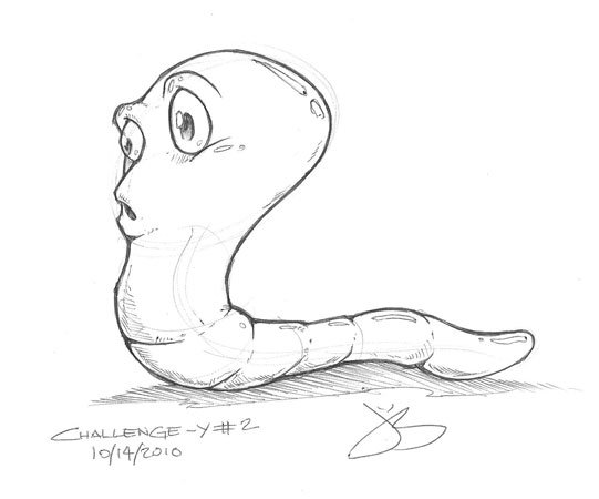 541x450 Sketches - Worm Sketch