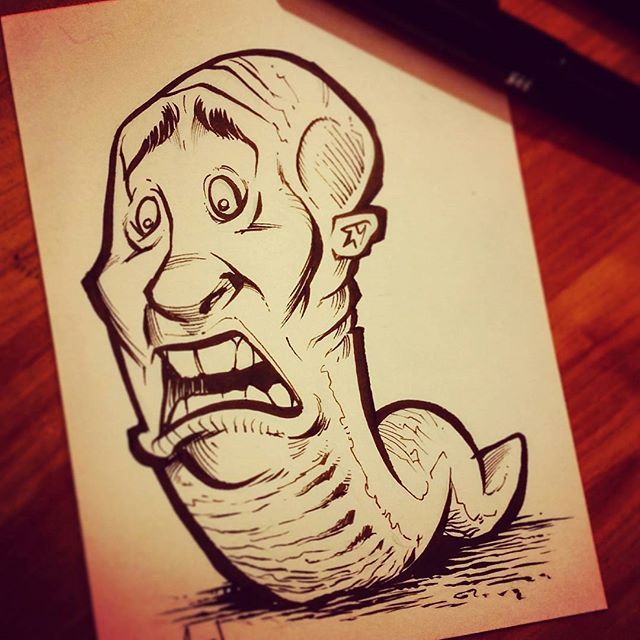 640x640 Day 2 Of - Worm Sketch