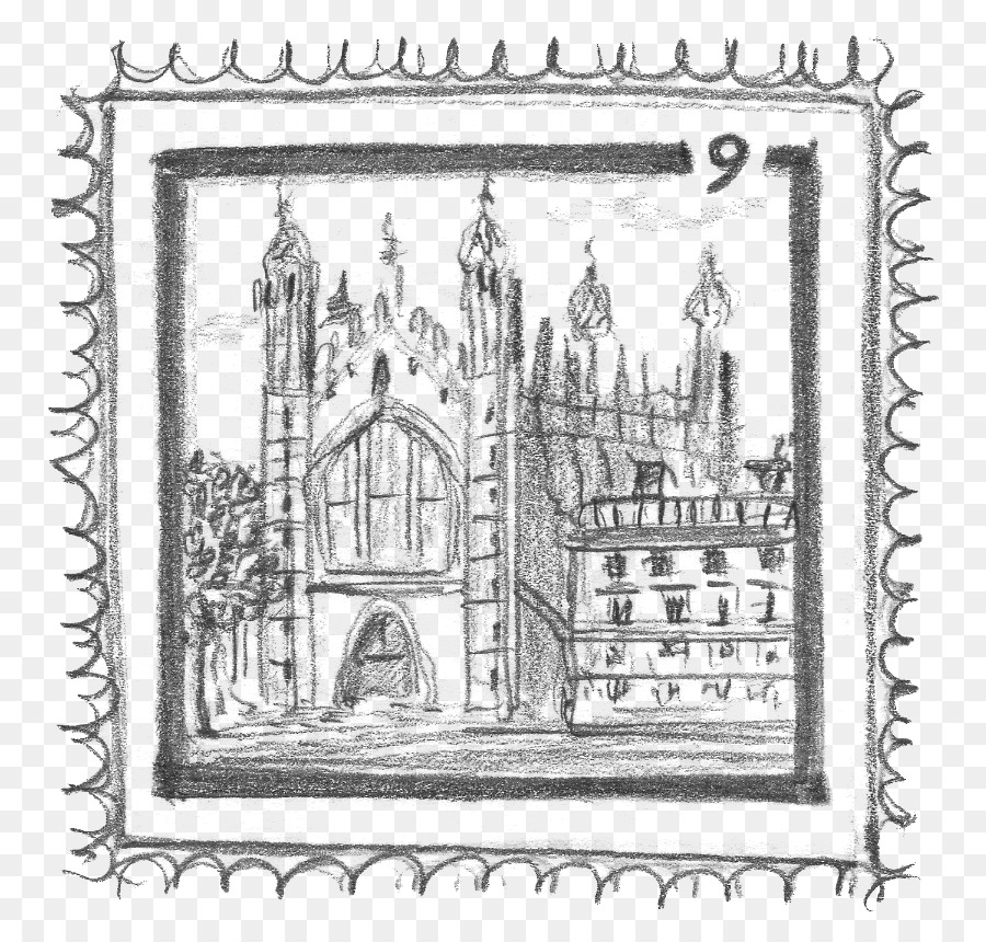 900x860 Postage Stamps Line Art Place Of Worship White Sketch - Worship Sketch