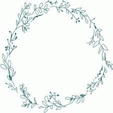 225x225 Christmas Wreath Drawing Simple - Wreath Sketch