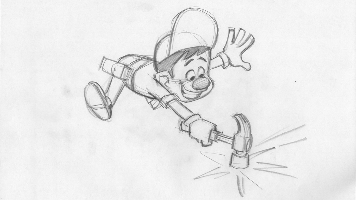 1200x675 Walt Disney Animation Studios - Wreck It Ralph Sketch