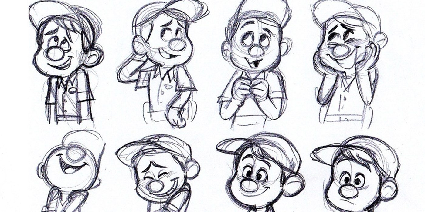 1400x700 Wreck It Ralph 100 Original Concept Art Collection - Wreck It Ralph Sketch