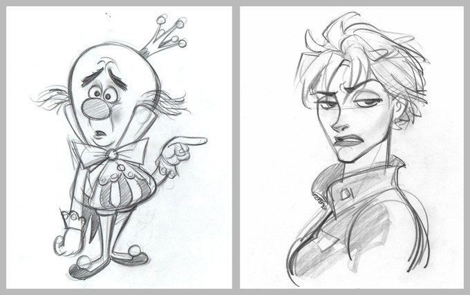 680x427 Wreck It Ralph Conept Art And Illustrations By Walt Disney - Wreck It Ralph Sketch