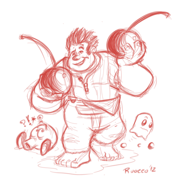 760x781 Wreck It Ralph Sketch By Michaeljruocco - Wreck It Ralph Sketch
