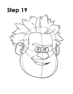 300x388 How To Draw Wreck It Ralph - Wreck It Ralph Sketch