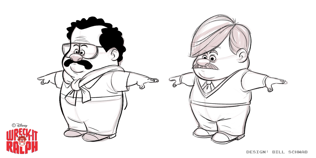 1024x512 Image - Wreck It Ralph Sketch