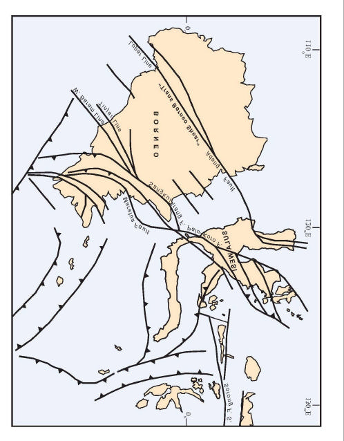 498x638 Sketch Map Of Borneo And Sulawesi Showing Major Wrench Faults And - Wrench Sketch