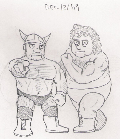 470x545 Heat The Space Age Of Pro Wrestling - Wrestling Sketches