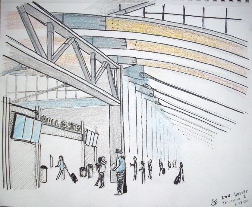 836x689 Color Sweet Tooth More Airport Sketches - Wright Brothers Sketches