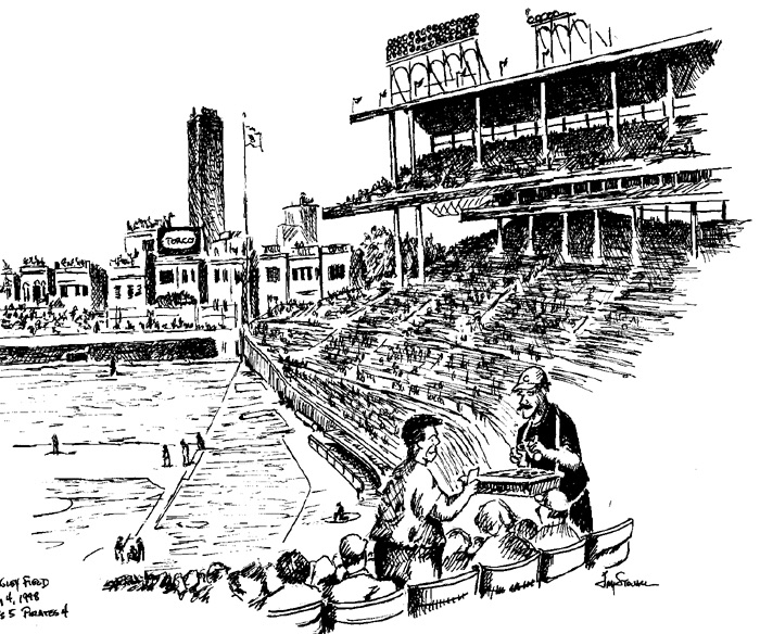 700x584 Urban Sketching Is Among Us So Pay Attention - Wrigley Field Sketch