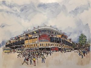 Wrigley Field Sketch at PaintingValley.com | Explore collection of ...