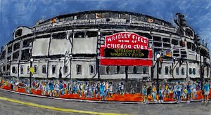 300x164 Wrigley Field Paintings Fine Art America - Wrigley Field Sketch