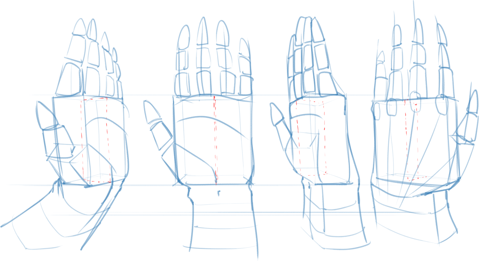 1978x1078 How To Draw Hands A Tutorial With Two Approaches - Wrist Sketch