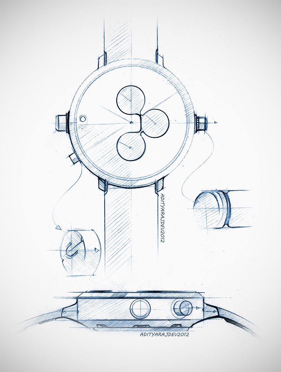 907x1200 Pin By Alexander Smirnov On Industrial Design In 2018 - Wrist Watch Sketch