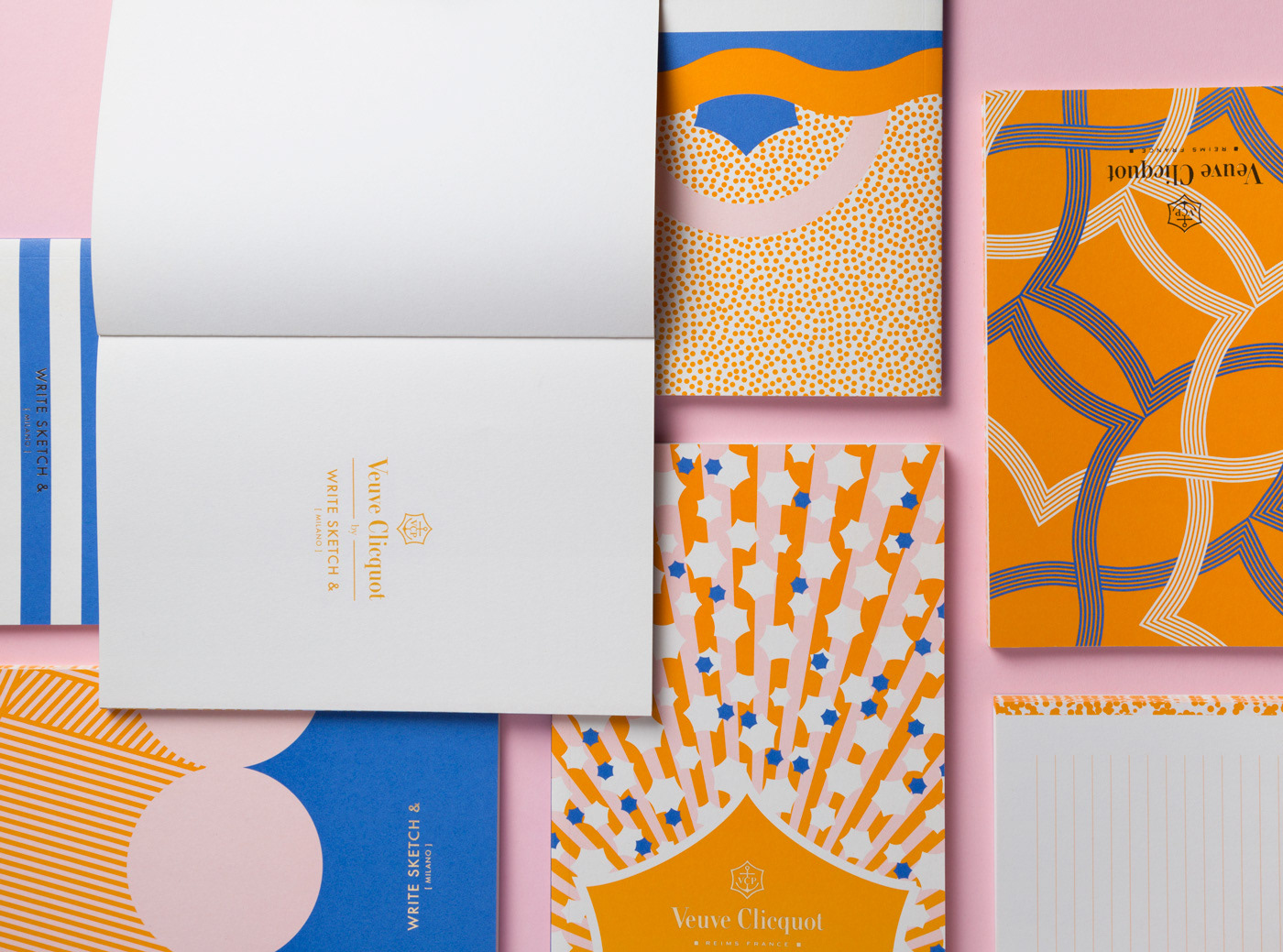 1400x1039 Veuve Clicquot By Write Sketch Amp Notebooks Design On Behance - Write Sketch
