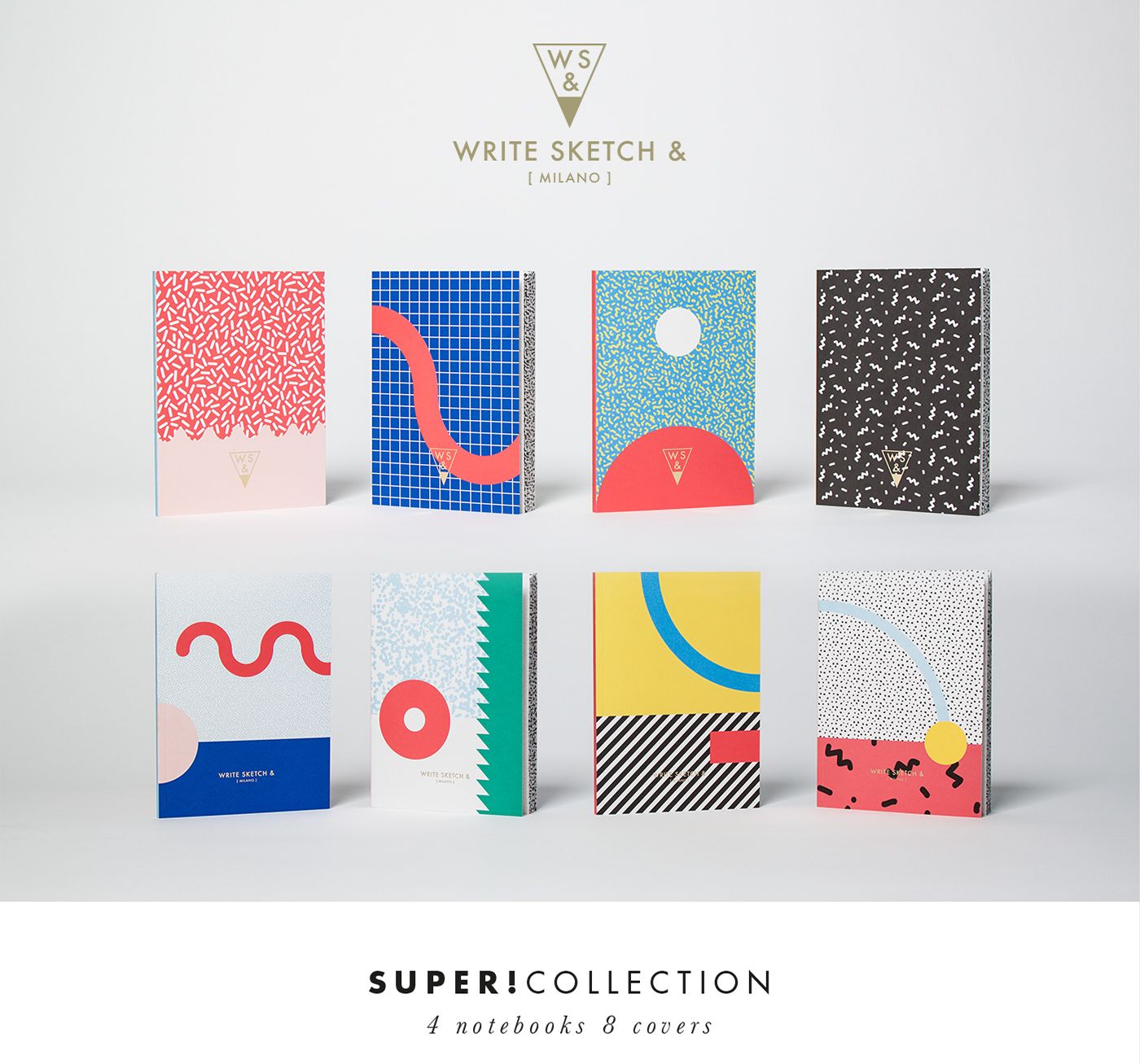1400x1307 Write Sketch Amp Super Collection Notebooks On Behance Pattern - Write Sketch