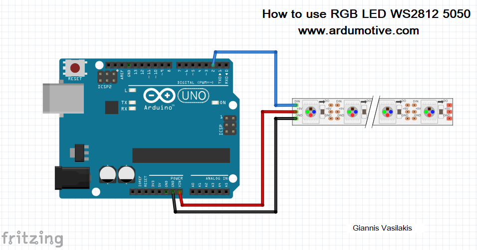 arduino rgb led control sketch