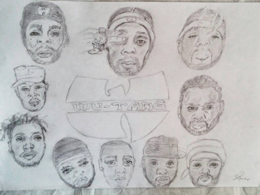 1024x769 Wu Tang Clan By Triksteofficial - Wu Tang Sketch
