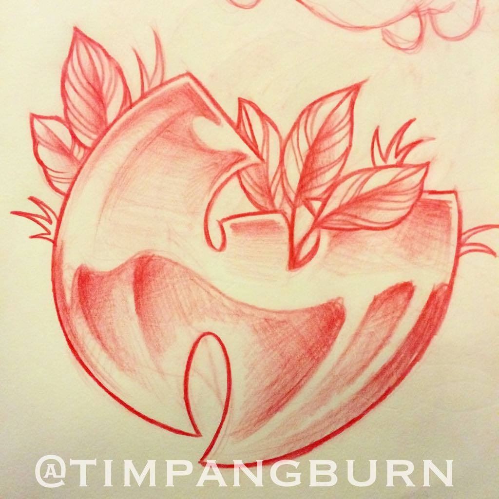 1024x1024 Wu Tang Sketch If You Want To Get This Tattooed, Email - Wu Tang Sketch
