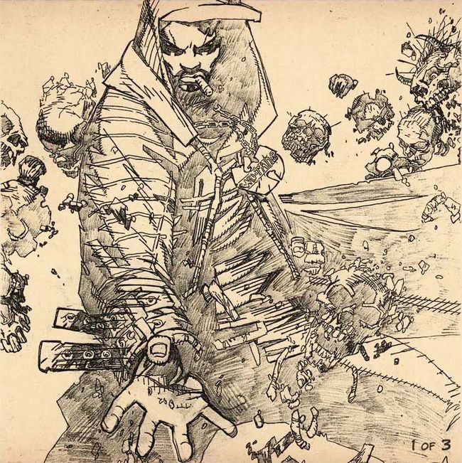 650x651 Illustration Hip Hop And Comics For Mixtape Wu Massacre By The - Wu Tang Sketch