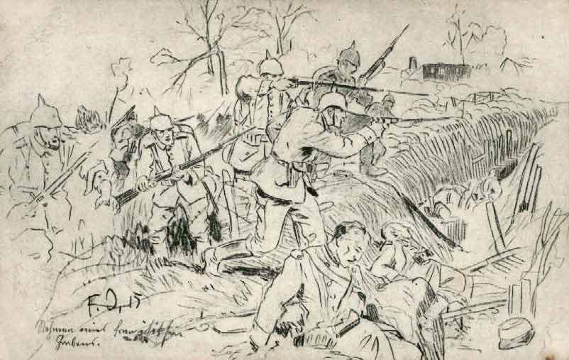 802x507 Metropostcard Guide To Handmade Postcards Of World War One - Ww1 Sketches