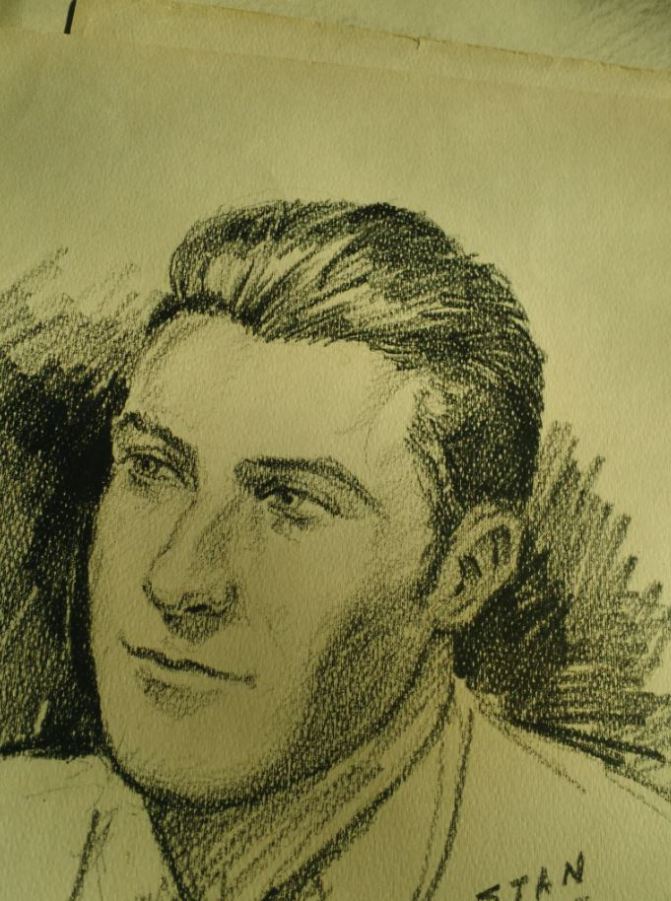 671x901 Son On Mission To Identify World War Ii Soldiers Drawn By His - Ww2 Soldier Sketch