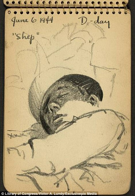 470x681 Us Soldier Victor Alfred Lundy Reveals His Wwii Sketches Daily - Ww2 Soldier Sketch